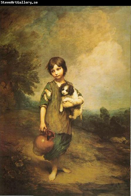 Thomas Gainsborough A Cottage Girl with Dog and Pitcher